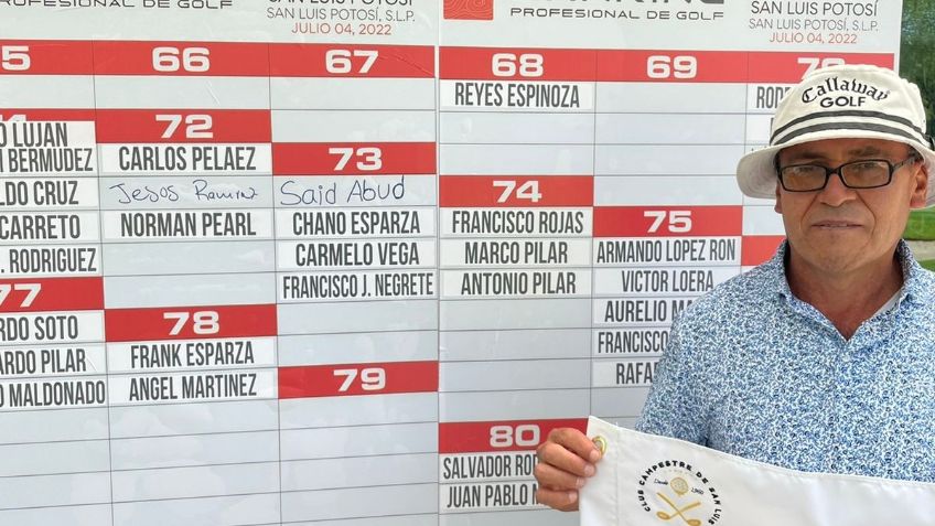 Golfista Reyes Espinoza gana etapa 13 en ranking profesional de golf