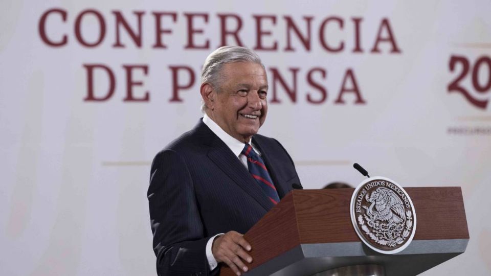 AMLO en la Mañanera.