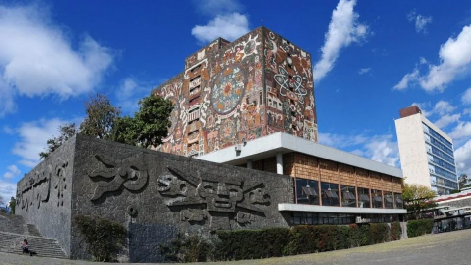 Biblioteca central de la UNAM.