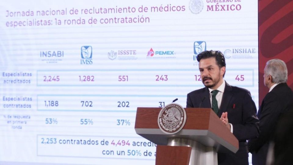 El titular del IMSS aseguró que cientos de médicos han sido contratados