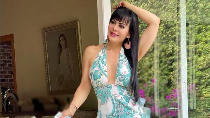 Maribel Guardia presume silueta perfecta en ajustado mini short y tacones neón | FOTO