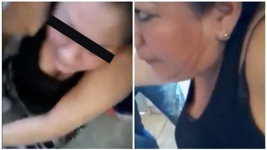 Pobladores someten a supuesta robachicos, a cachetadas confiesa cómo operaba en el municipio de Huehuetán, Chiapas | VIDEO