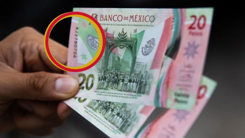 Dan 100 MIL pesos a quien tenga un billete de 20 pesos con estas simples letras |FOTO