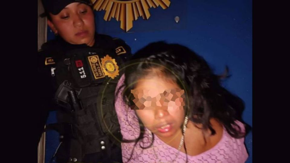 La mujer en estado de ebriedad agredió a los policías.