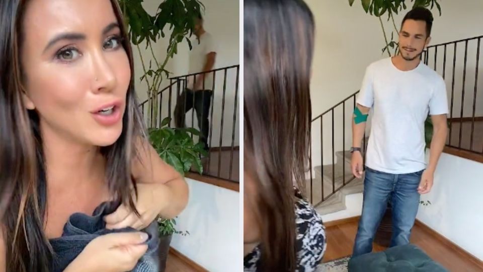 Mariazel juega pesada broma a su esposo con sexy reto de TikTok