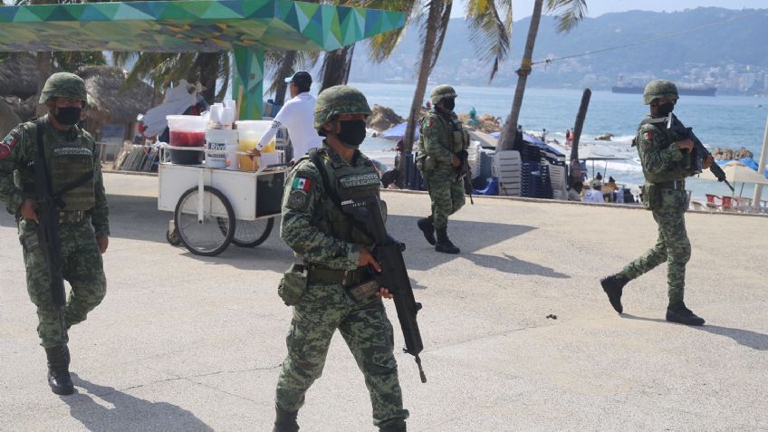 Vuelven militares a patrullar calles de Acapulco