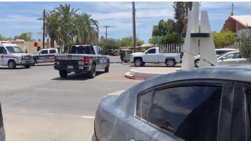 Sonora: Asesinan a balazos a comerciante frente a una iglesia; así se protegieron los feligreses | VIDEO