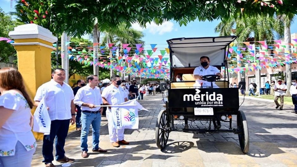 Las calesas eléctricas contribuirán  a seguir proyectando a Mérida como una ciudad moderna.