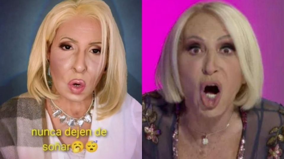 Este TikToker recreó el look de Laura Bozzo a la perfección