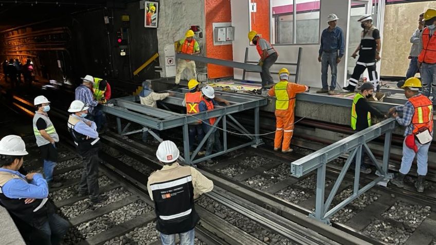 Avanzan trabajos de preparación para el cierre de la L1 del Metro en CDMX