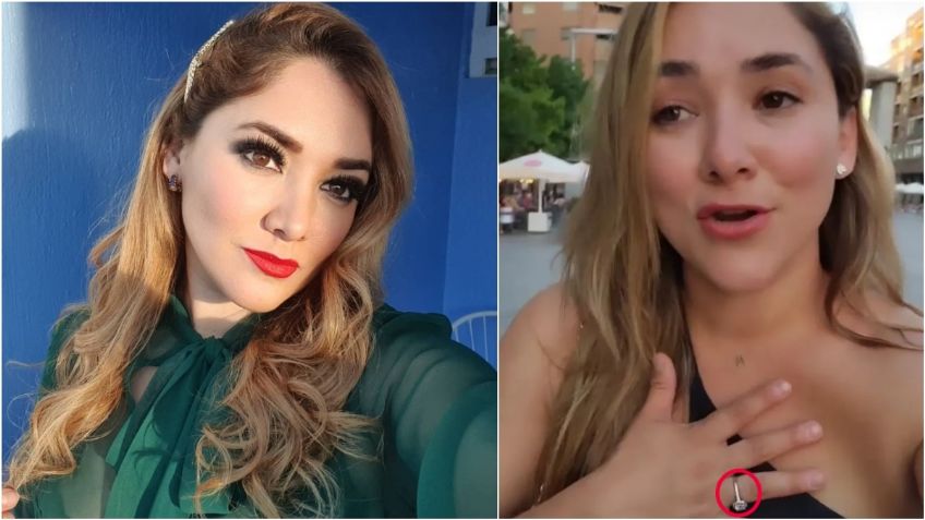 Sherlyn presume misterioso anillo y desata rumores de boda con supuesto novio político