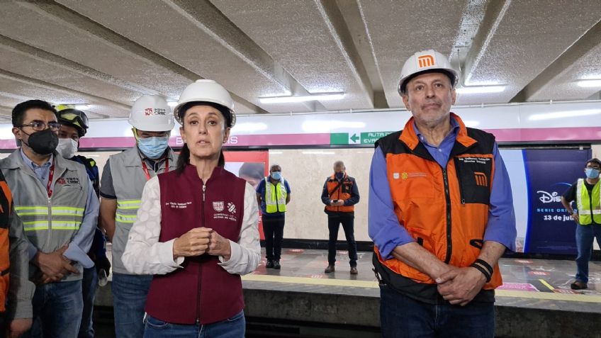 Supervisa Sheinbaum trabajos para atender el cierre de la Línea 1 del Metro CDMX