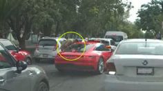 VIDEO | Ladrón aprovecha el tráfico y asalta a conductor de Porsche en avenida Conscripto