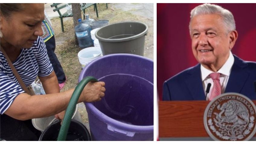 López Obrador fija meta de ocho meses para solucionar abasto de agua en Monterrey