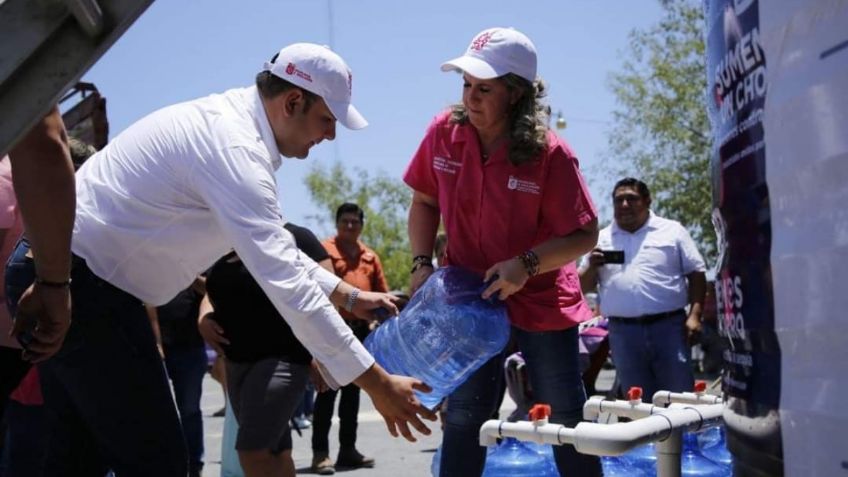 Empresarios de Tamaulipas continúan enviando agua a Nuevo León 