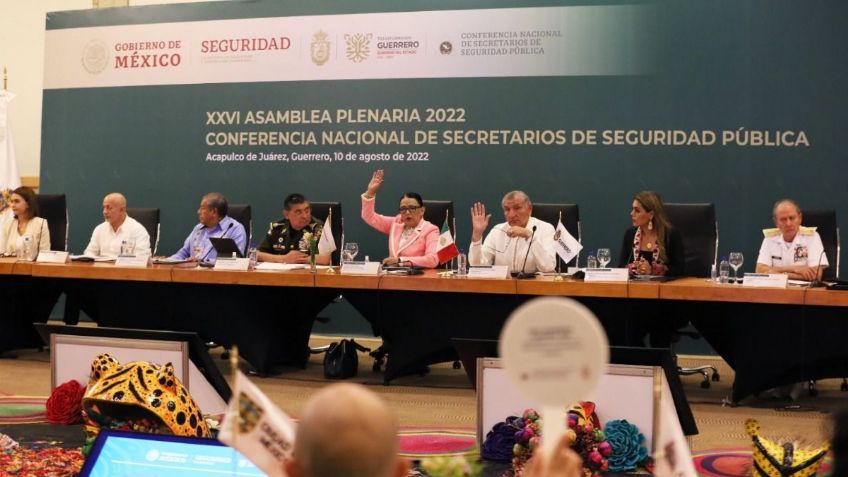 Titulares de Seguridad Pública celebran plenaria con presencia del gabinete de Seguridad Nacional y legisladores