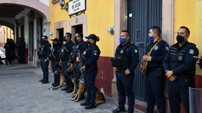 Policía de Querétaro toma control de seguridad en Huimilpan tras manifestaciones