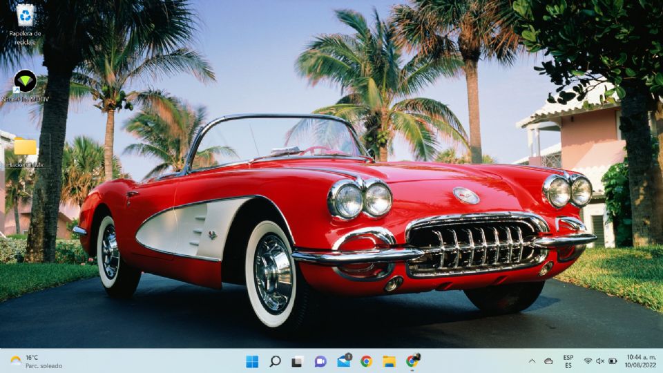 Así lucen los fondos de pantalla personalizados en Windows 11.