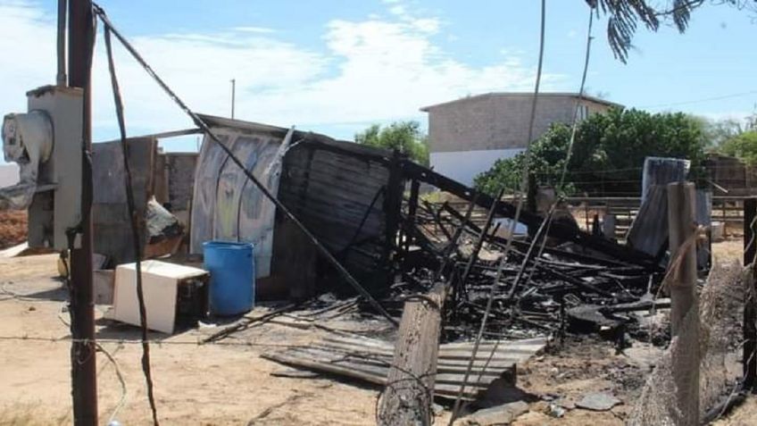 Menor de edad muere en incendio en Puerto Peñasco