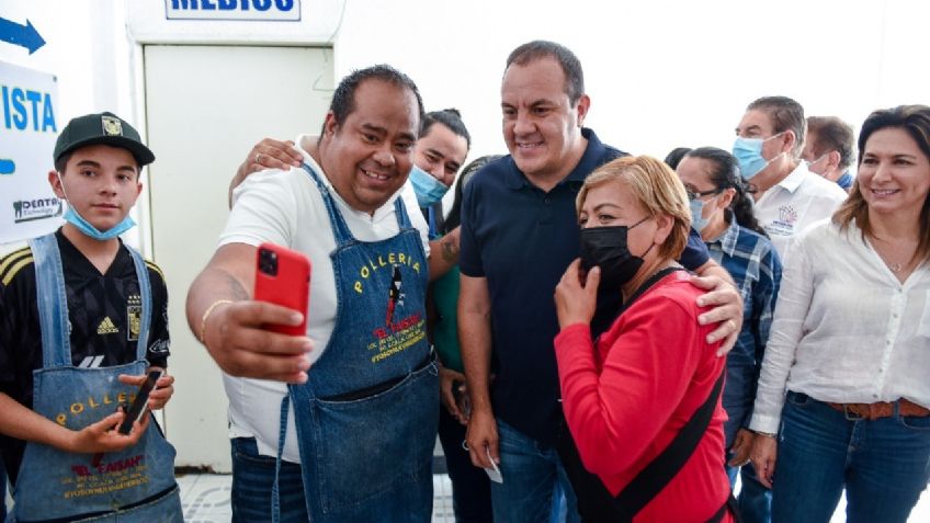 Cuauhtémoc Blanco recorre Mercado Adolfo López Mateos durante su remodelación