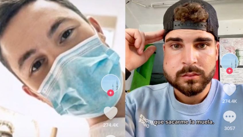 TikToker español queda deforme tras visitar al dentista en México: "Nunca supe qué me hicieron"