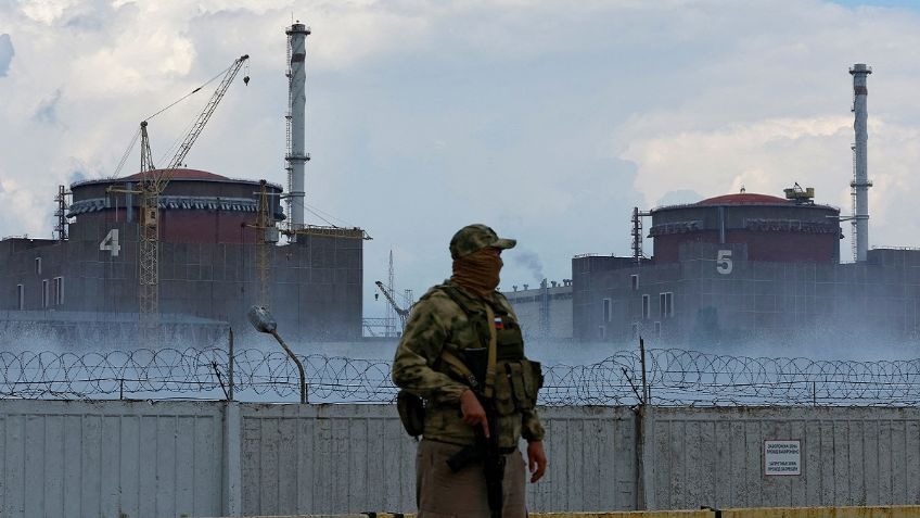 Inspección atómica en la central nuclear de Zaporiyia, en marcha