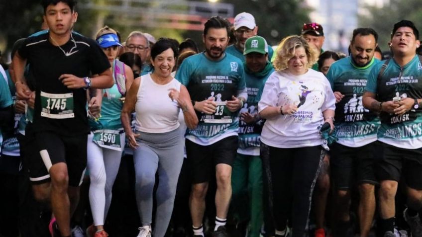 Impulsa IMSS activación física y hábitos saludables con Carrera Familiar de 5 y 10 kilómetros