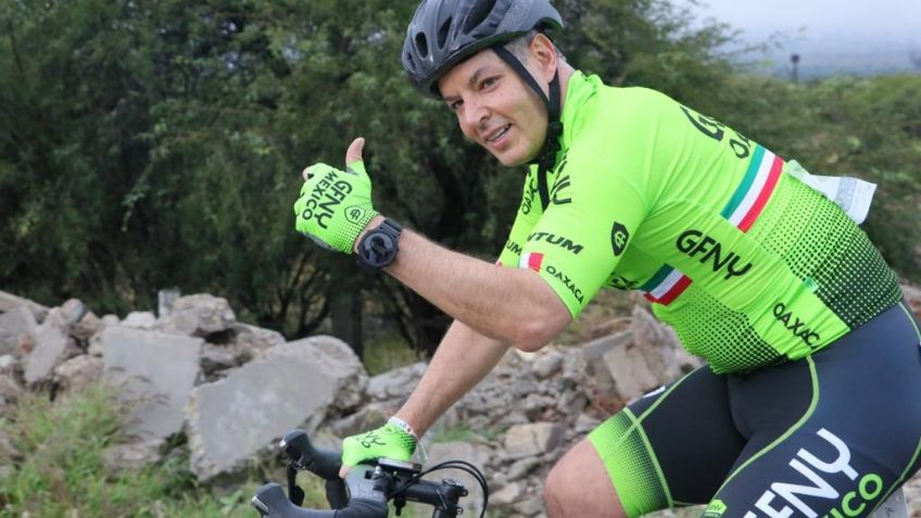 Alejandro Murat participa en la inauguración de la carrera ciclista  “Ford GFNY Oaxaca 2022”