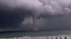 VIDEO: captan apocalíptica tromba marina acompañada de descargas eléctricas frente a playa de Florida