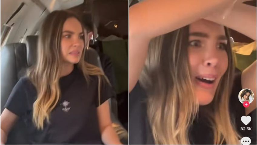 Belinda vive momentos de terror en su jet privado durante festejo de cumpleaños | VIDEO