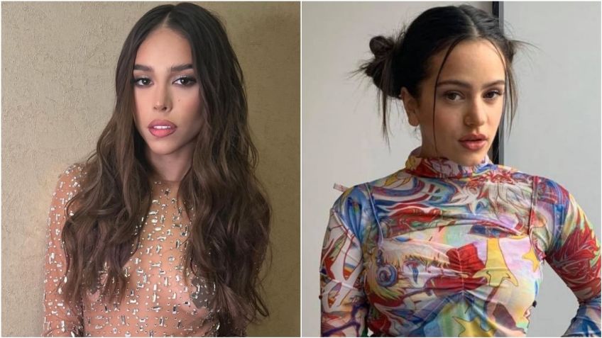 Danna Paola sorprende con fotos junto a Rosalía y fans enloquecen: "Mi motomami se lleva el corazón"