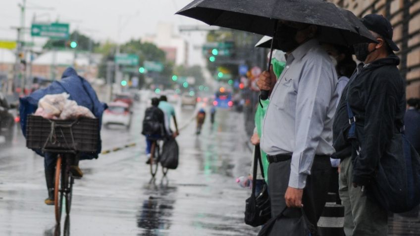 Lluvia intensa azota CDMX 16 de agosto: activan Alerta Amarilla por granizo en 9 alcaldías