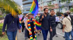 Comunidad LGBT+ marcha en Veracruz para exigir el cese de crímenes de odio