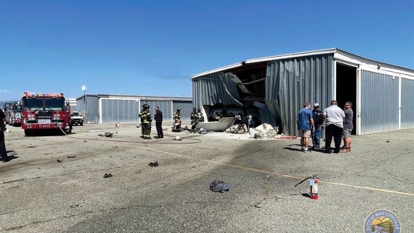 EU: Dos avionetas chocan en el aire en Watsonville, California, reportan muertos