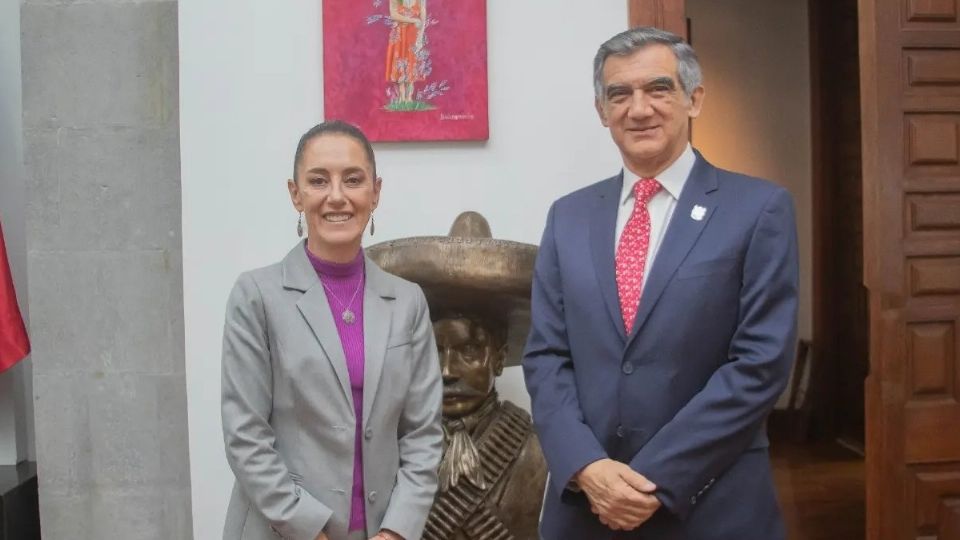 'Muy agradecido con nuestra amiga la Dra. Claudia Sheinbaum'