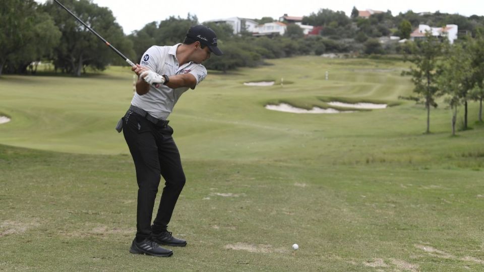 TRABAJO. Castilla practicó en la tarde para estar hoy a tono en la ronda dos