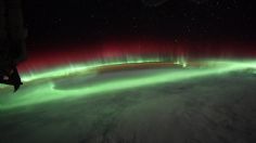 Imagen espectacular: Así de hermosa se ve una aurora boreal desde el espacio