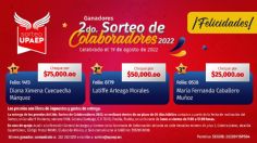 Conoce a los ganadores de nuestro 2do. Sorteo de Colaboradores UPAEP 2022