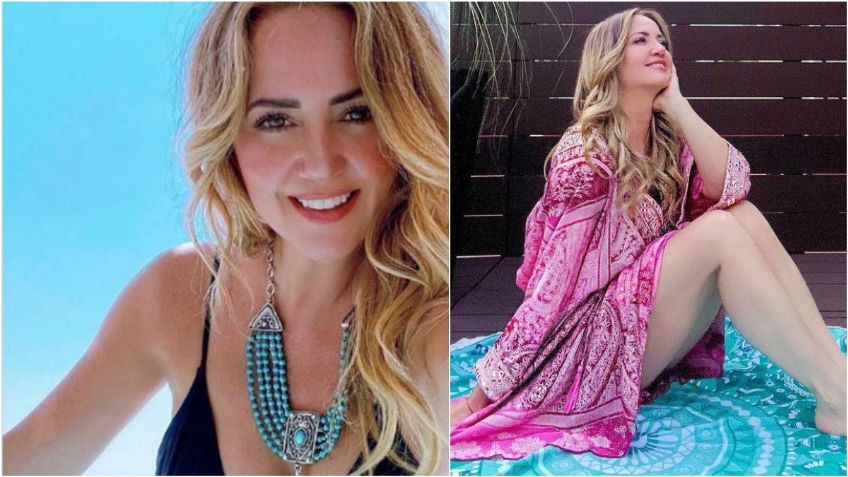 Desde la playa, Andrea Legarreta se confirma como la más bella en coqueto traje de baño