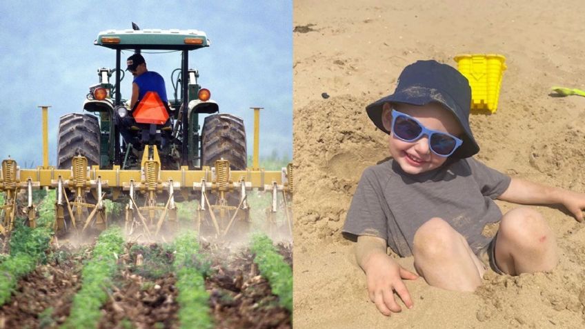 Trágico accidente: niño de 3 años muere tras ser arrollado por un tractor