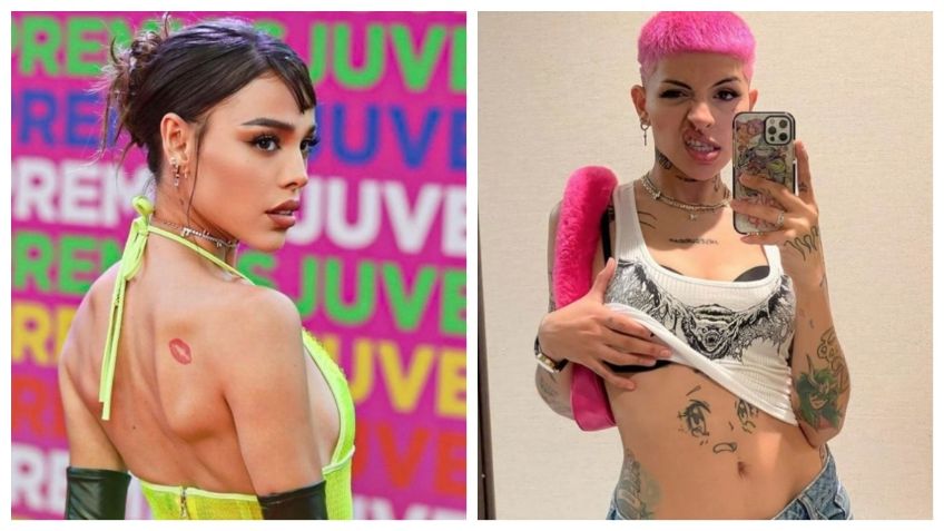 Danna Paola y Cazzu: El outfit con el que desafían la censura en redes y demuestran que no necesitan aprobación de nadie