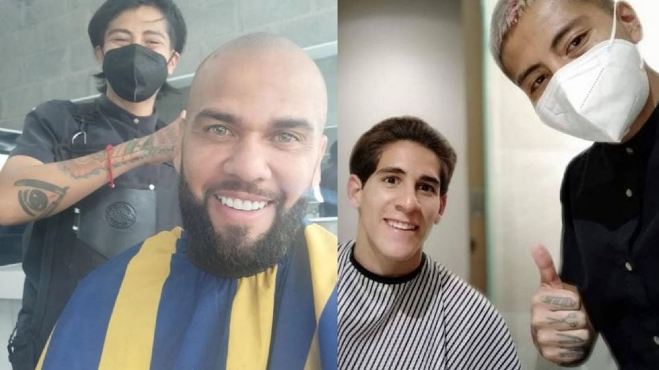 'El Barbero Mexicano' recientemente trabajó para Dani Alves, pero le ha cortado el cabello a otros futbolistas como Santiago Muñoz.