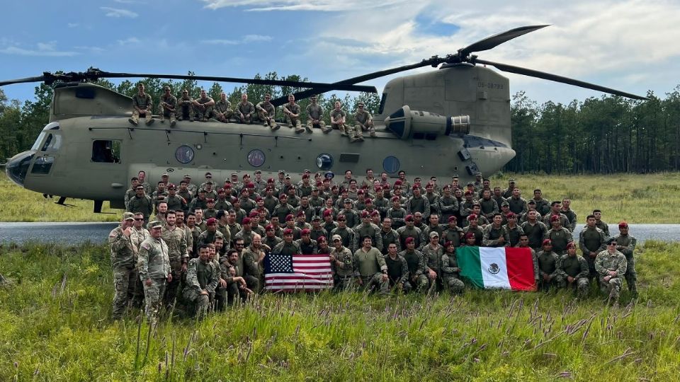 La participación del Ejército y Fuerza Aérea Mexicanos en este ejercicio permitió intercambiar experiencias