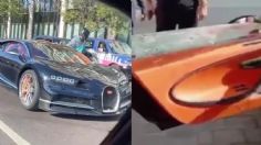 Destrozan a martillazos un Bugatti valuado en 69 millones de pesos en un intento de asalto | VIDEO