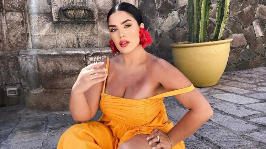 Curvy Zelma impacta la red con mini vestido dorado ideal para todos los cuerpos | FOTO