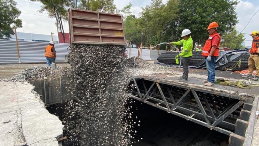 Inicia colocación de materiales en la L1 del Metro