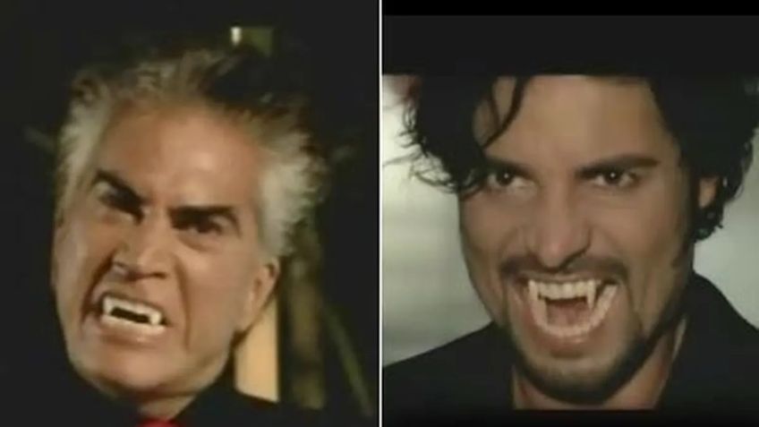 Contén las pulsaciones antes de ver cómo lucía Chayanne y “El Puma” Rodríguez como vampiros en una telenovela