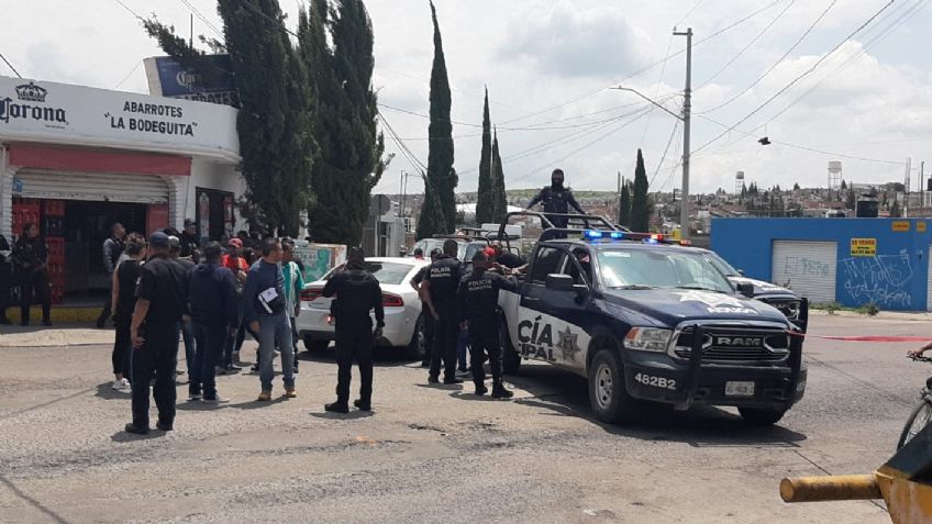 Hombre es baleado en tienda de abarrotes en Aguascalientes capital