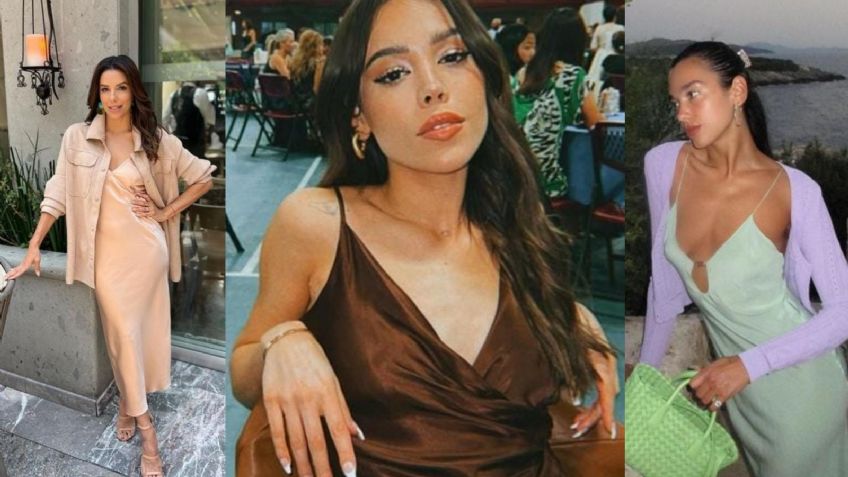 Vestidos lenceros, las prendas que no pueden faltar en tu clóset este otoño para estar a la moda