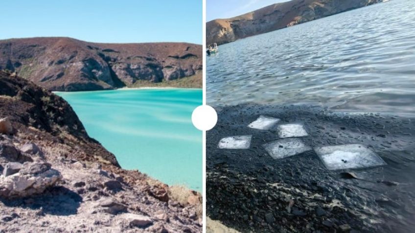 Playa Balandra: el impresionante antes y después del desastre ecológico por el incendio de un yate